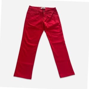 Naked & Famous Mens Super Skinny Guy‎ Red Power Stretch Raw Denim Size 30